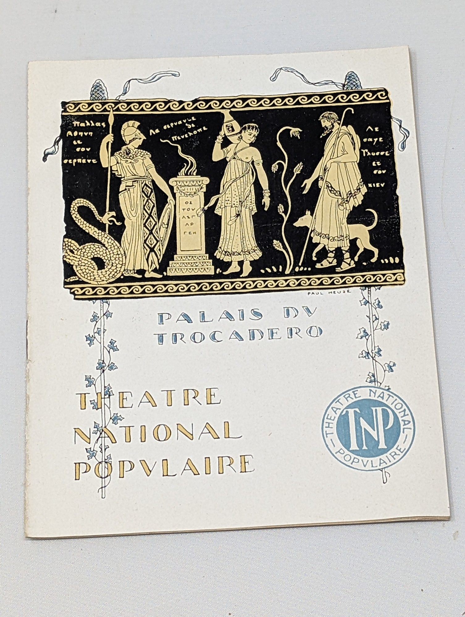 1920–35 Palais du Trocadéro Théâtre National Populaire Brochure — vintage relic from Dedstok Relics