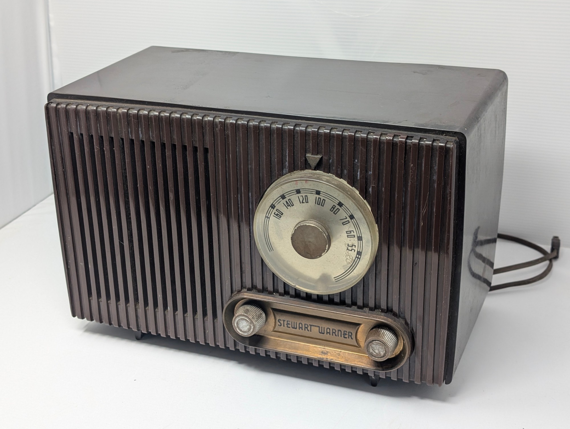 1946 Stewart-Warner Model 61T16 Tube Radio — vintage relic from Dedstok Relics