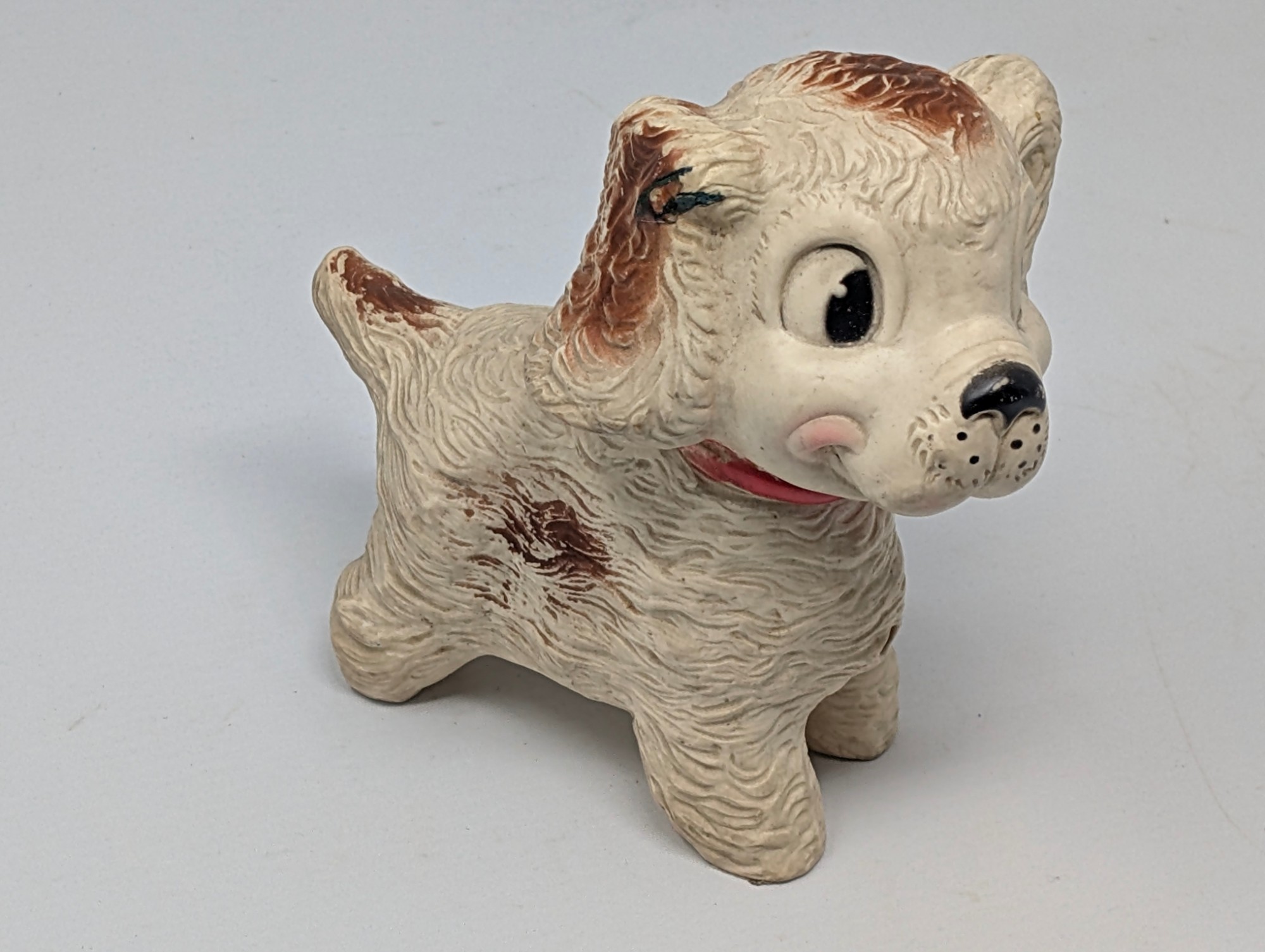 1960s Edward Mobley Rubber Puppy Squeak Toy — vintage relic from Dedstok Relics