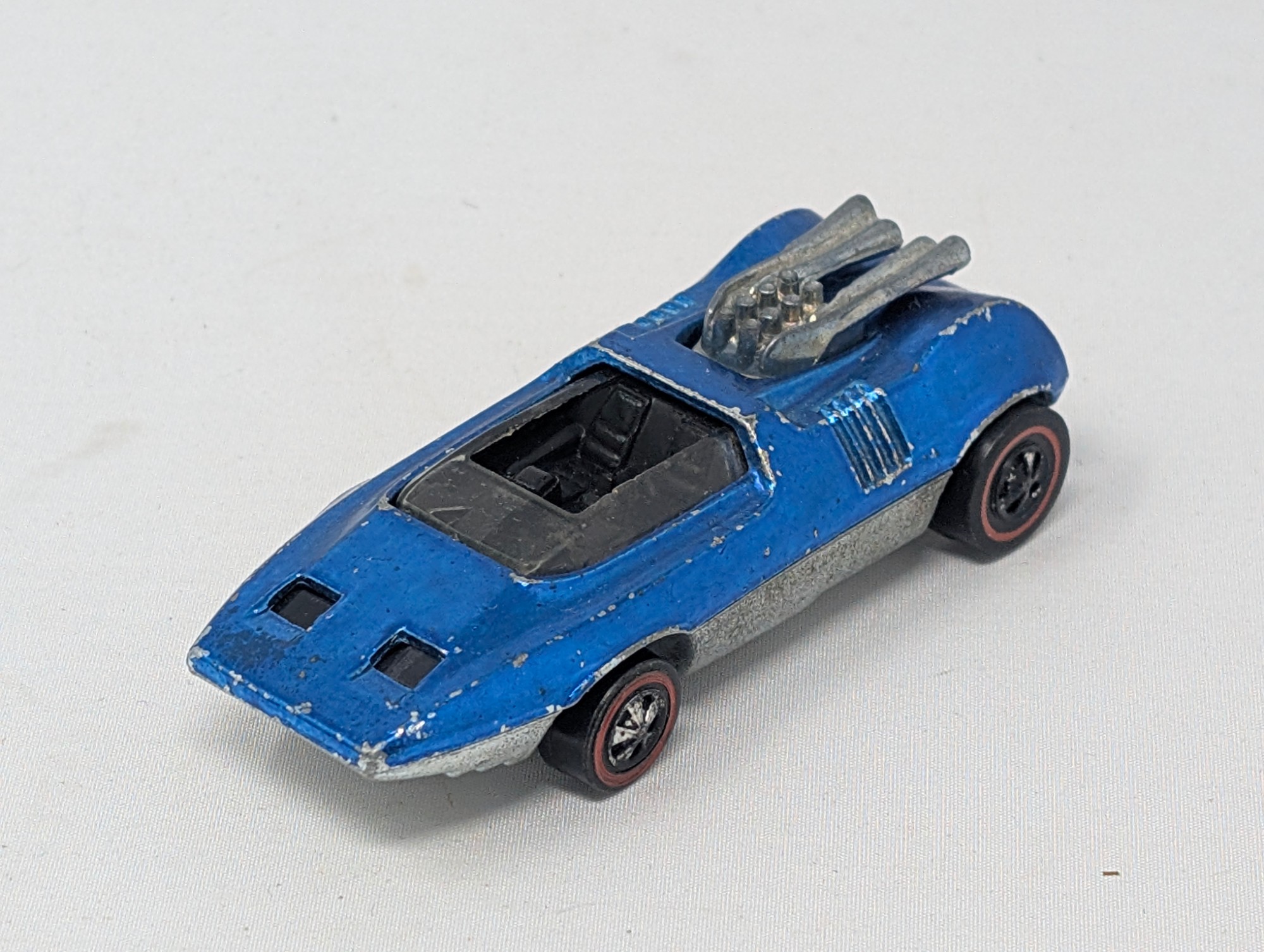 1970 Hot Wheels Redline Peeping Bomb - Blue Spectraflame — vintage relic from Dedstok Relics