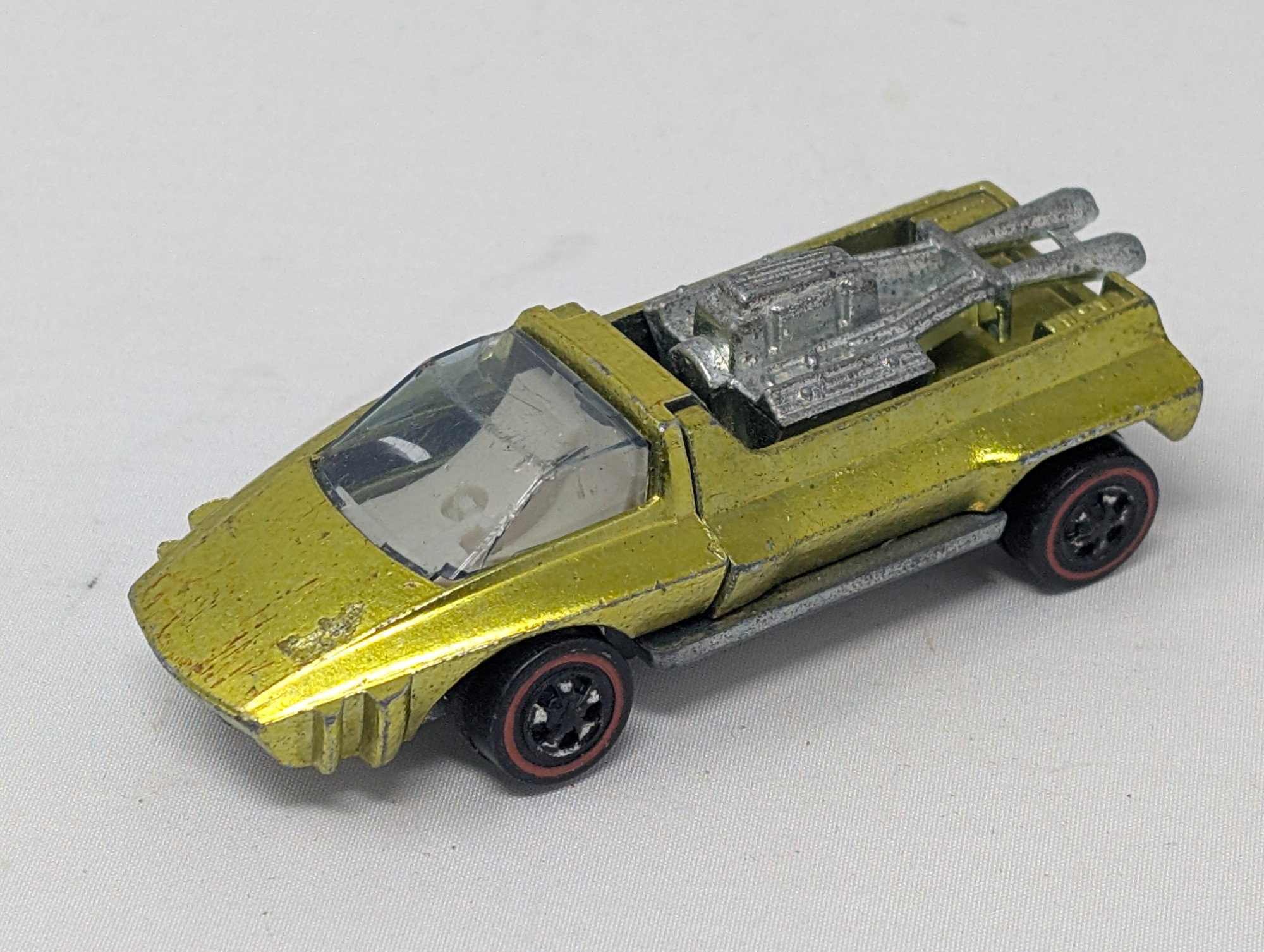 1971 Hot Wheels Redline Hairy Hauler — Antifreeze Green — vintage relic from Dedstok Relics