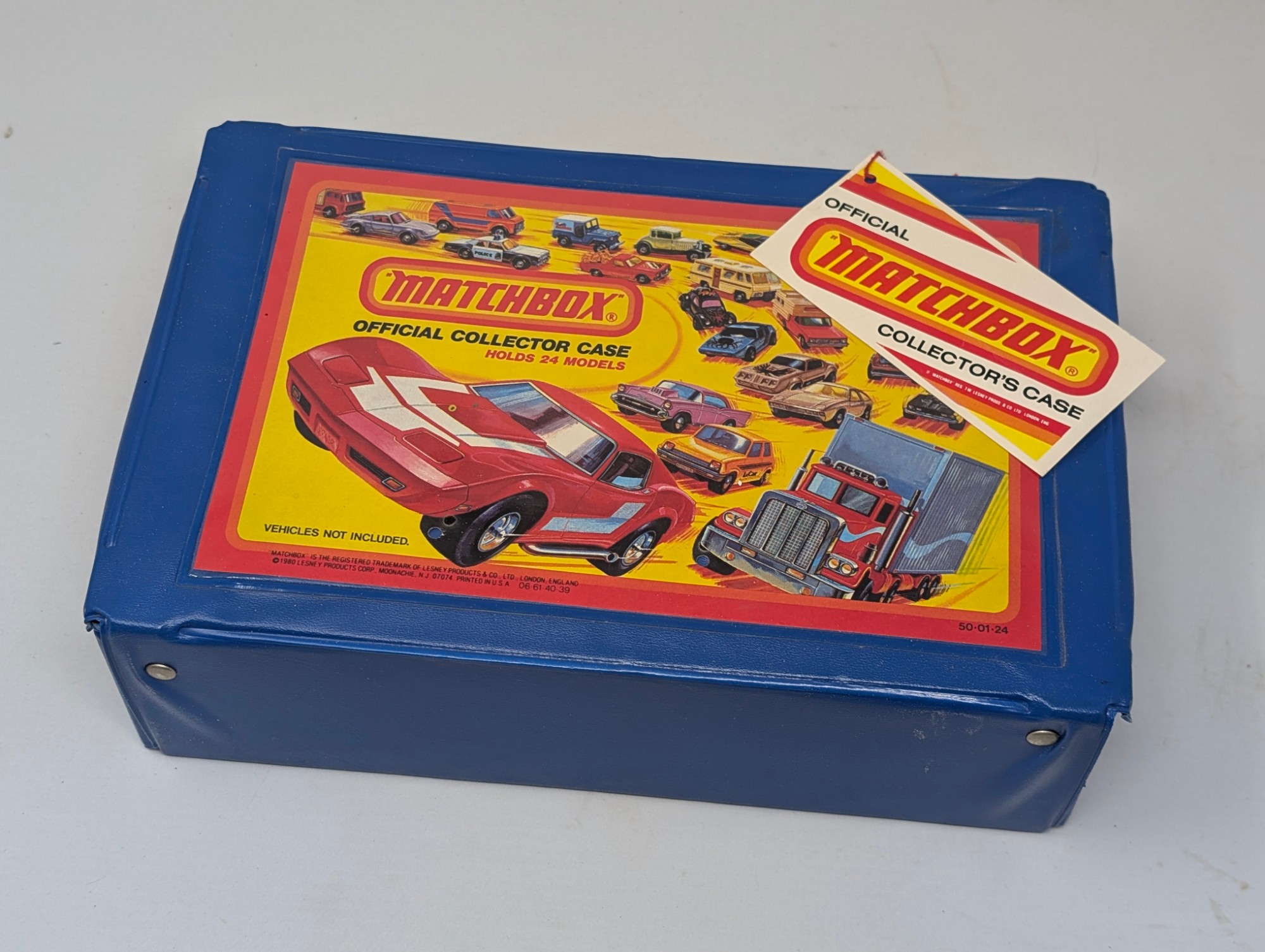 1980 Matchbox Official Collector Case — Holds 24 Models — vintage relic from Dedstok Relics