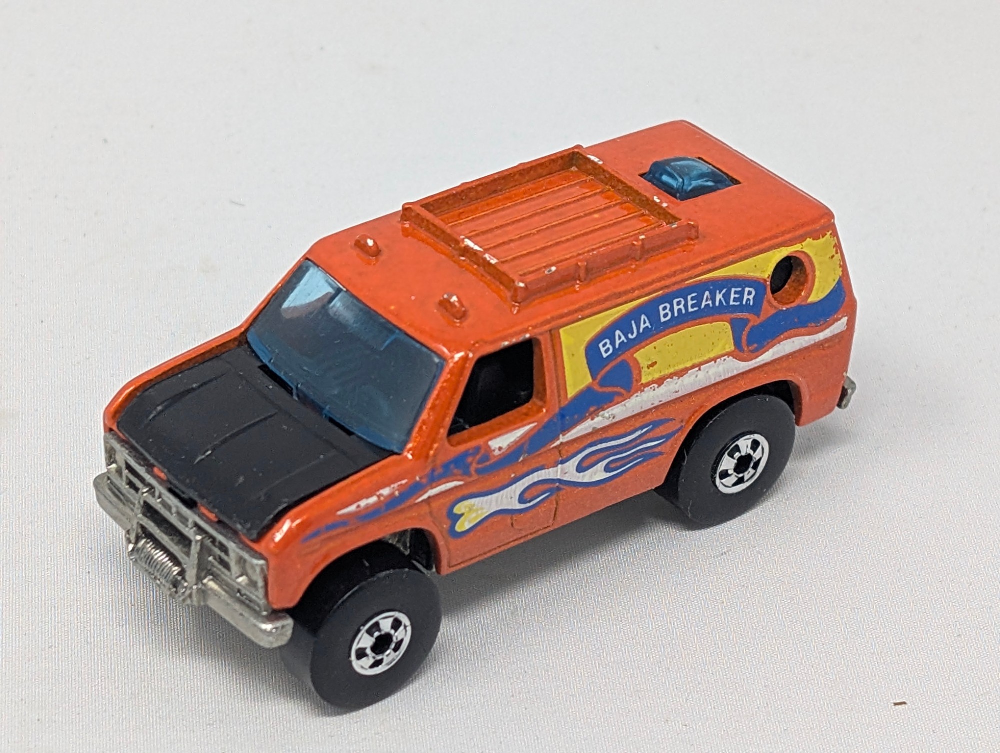 1983 Hot Wheels Baja Breaker — Orange Blackwall — vintage relic from Dedstok Relics