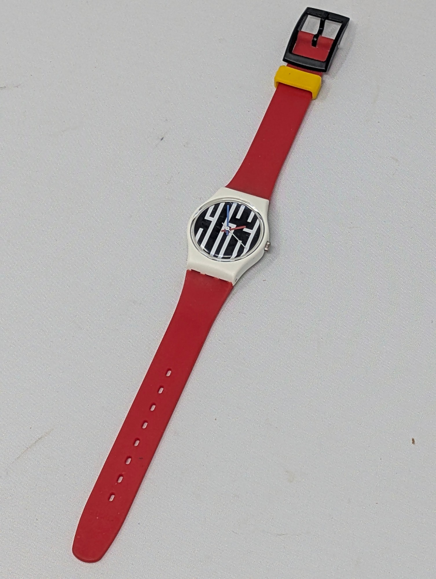 1987 Swatch Lady LW117 SPEEDLIMIT Watch — vintage relic from Dedstok Relics