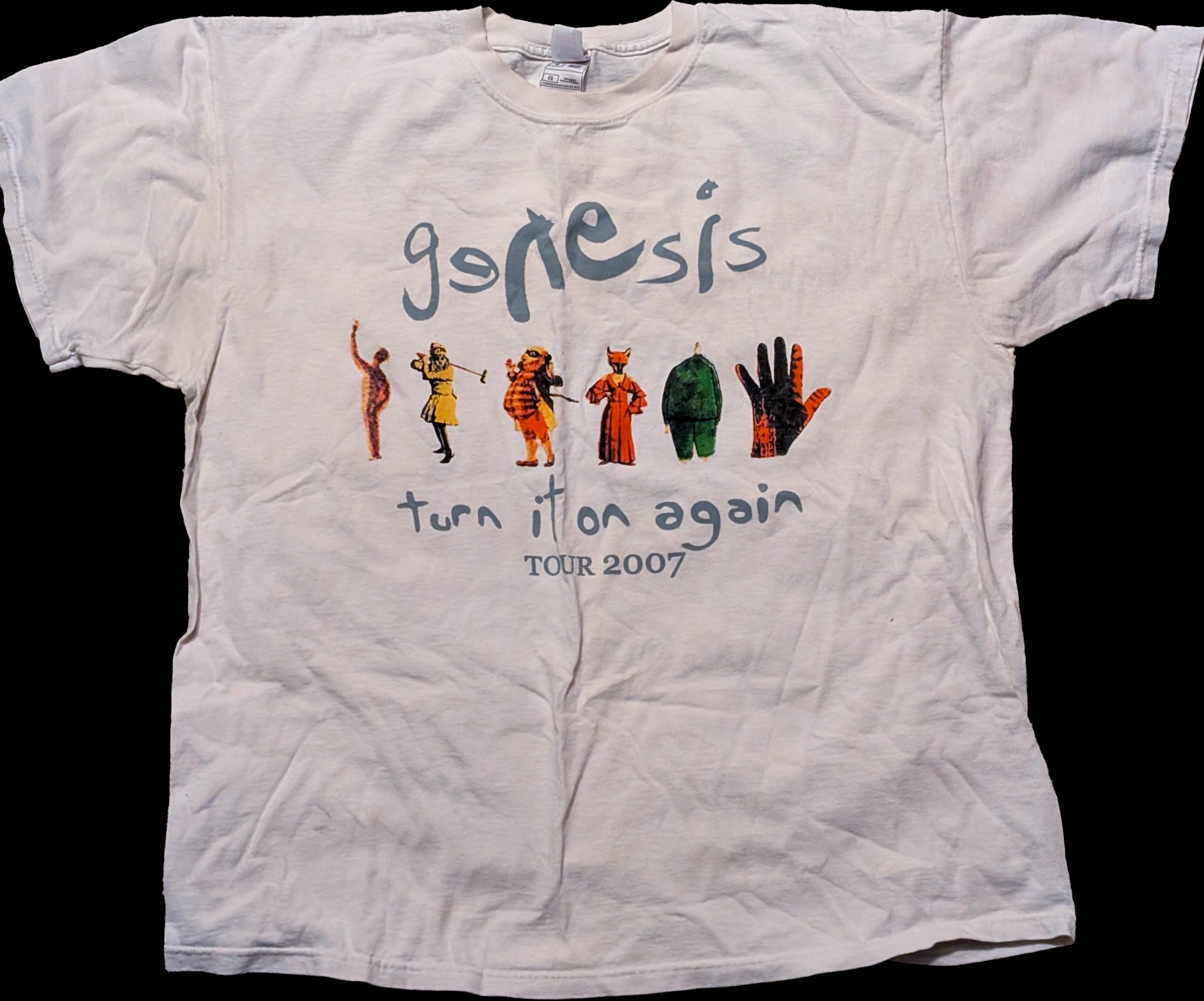 Genesis Turn It On Again 2007 Tour Tee — vintage relic from Dedstok Relics
