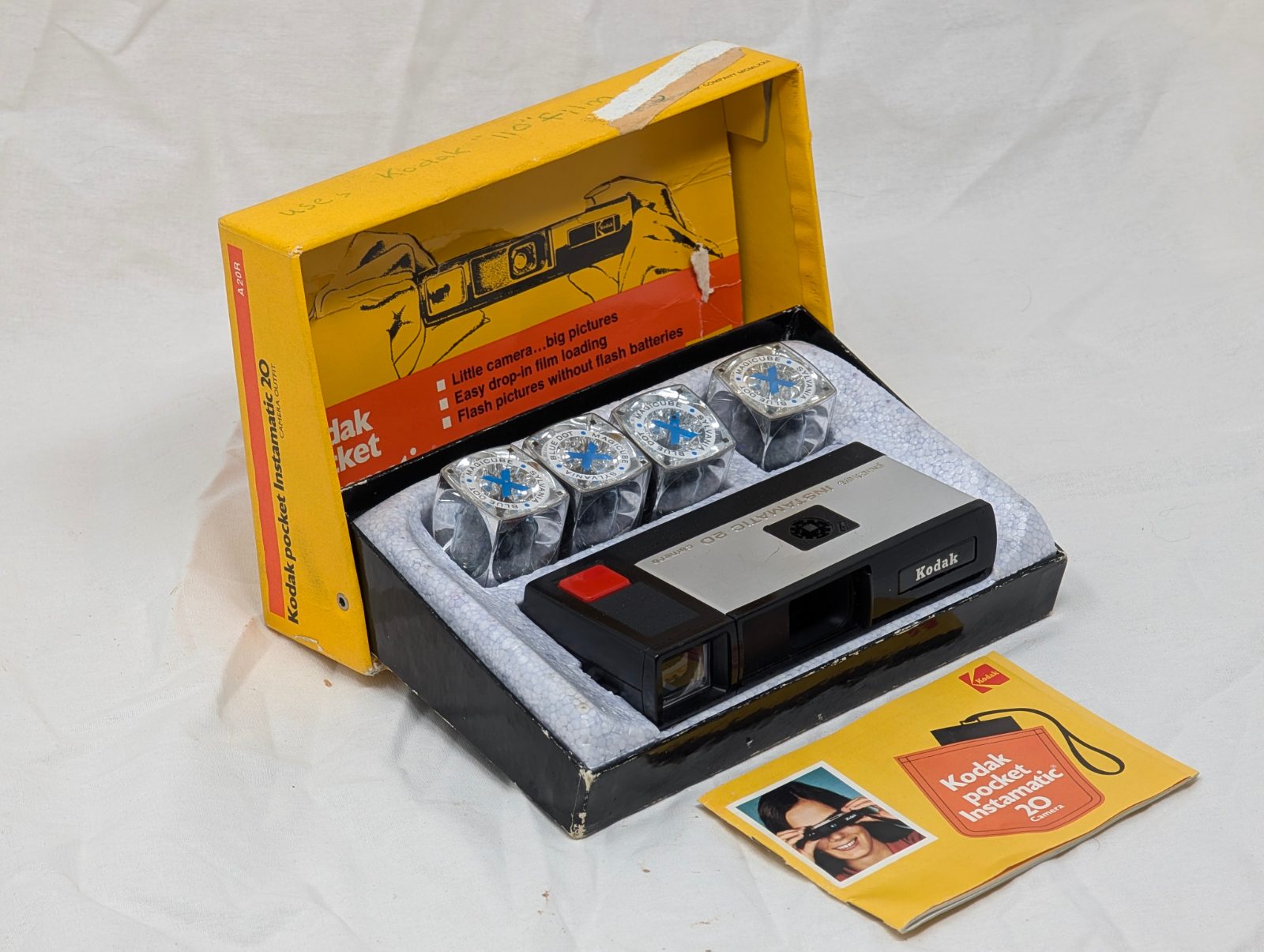 Kodak Pocket Instamatic 20 Camera Outfit — vintage relic from Dedstok Relics