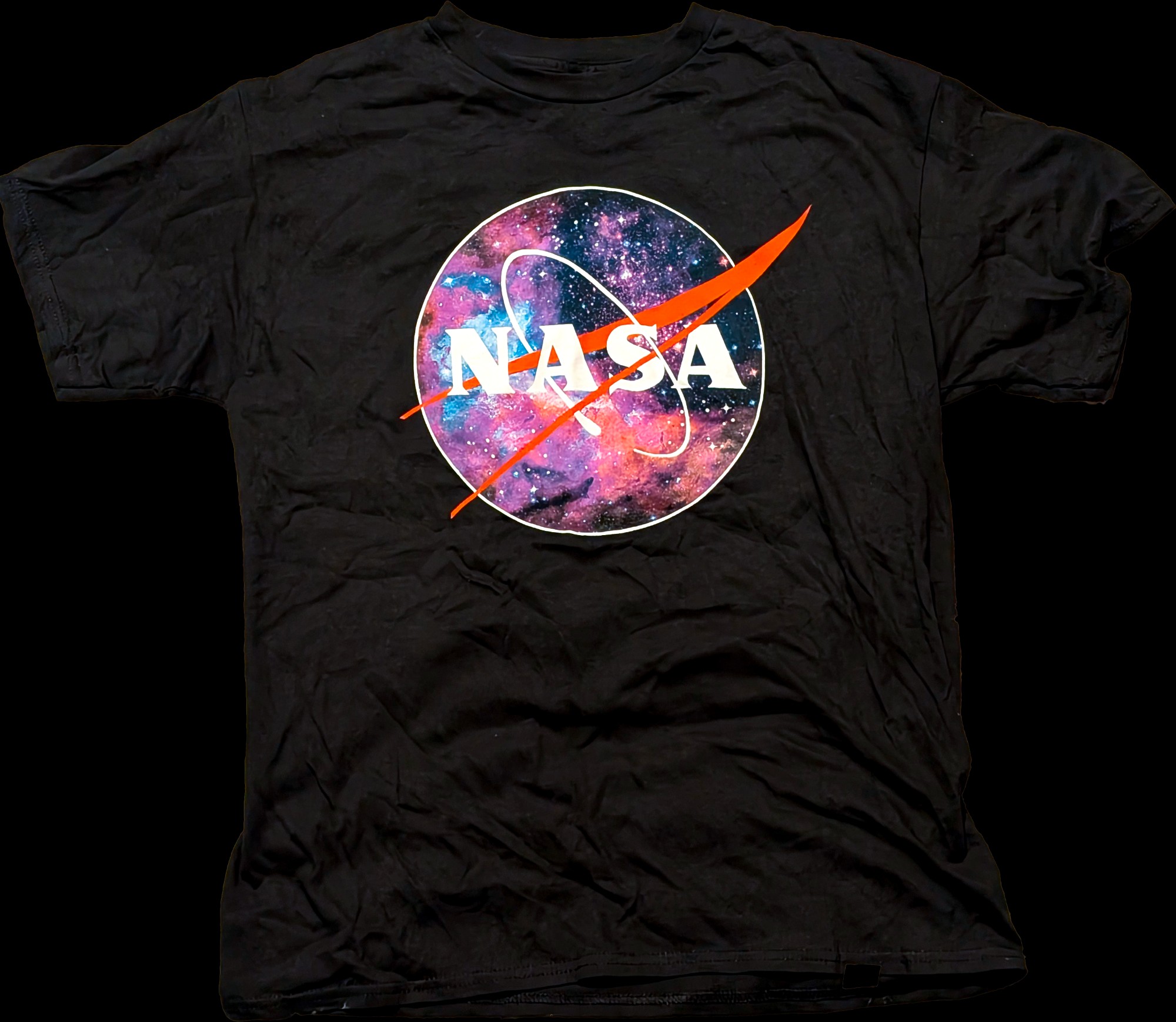 NASA Galaxy Meatball Logo Tee — vintage relic from Dedstok Relics