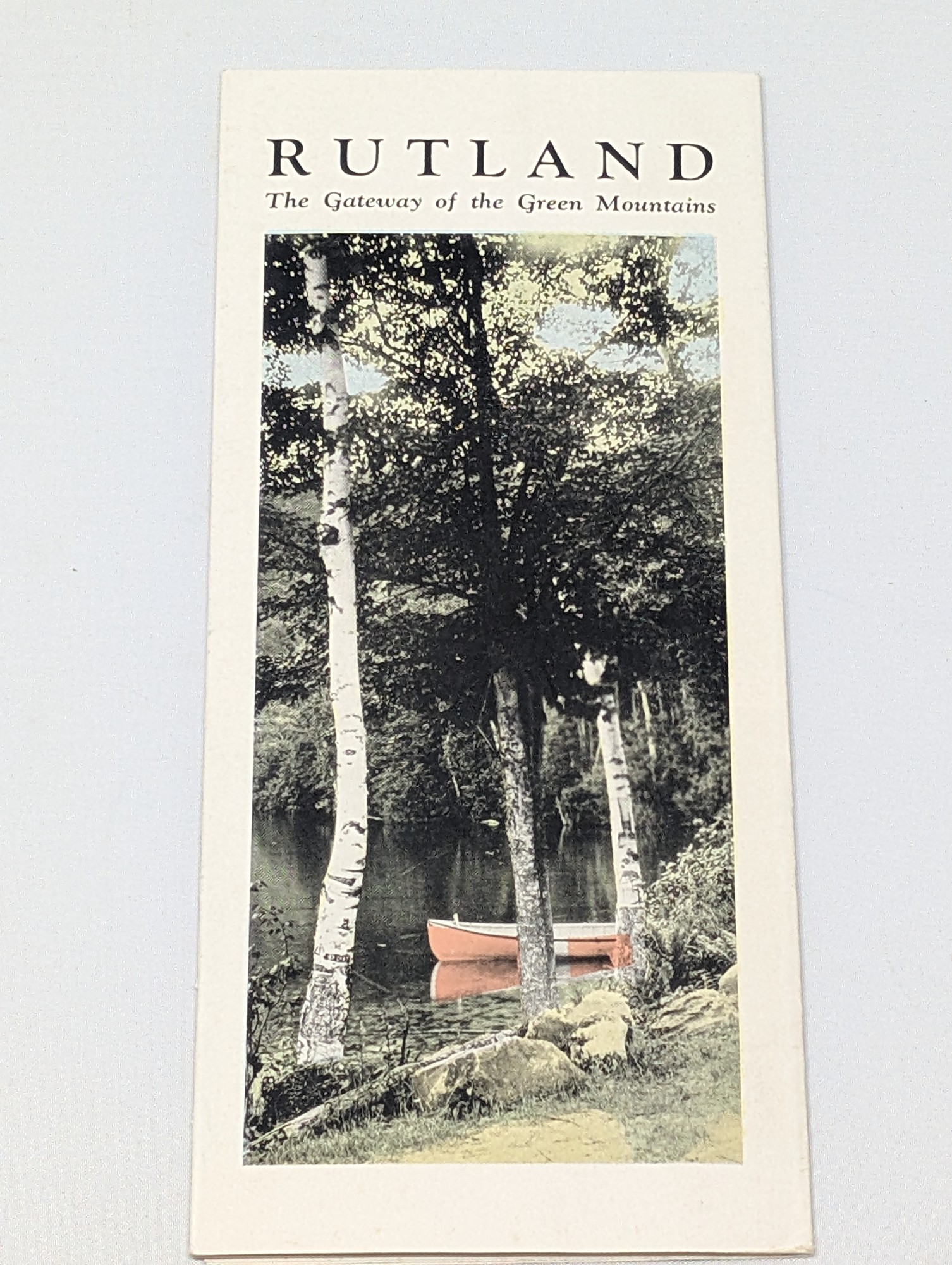 Vintage Rutland Vermont Gateway of the Green Mountains Tourist Brochure & Map — vintage relic from Dedstok Relics