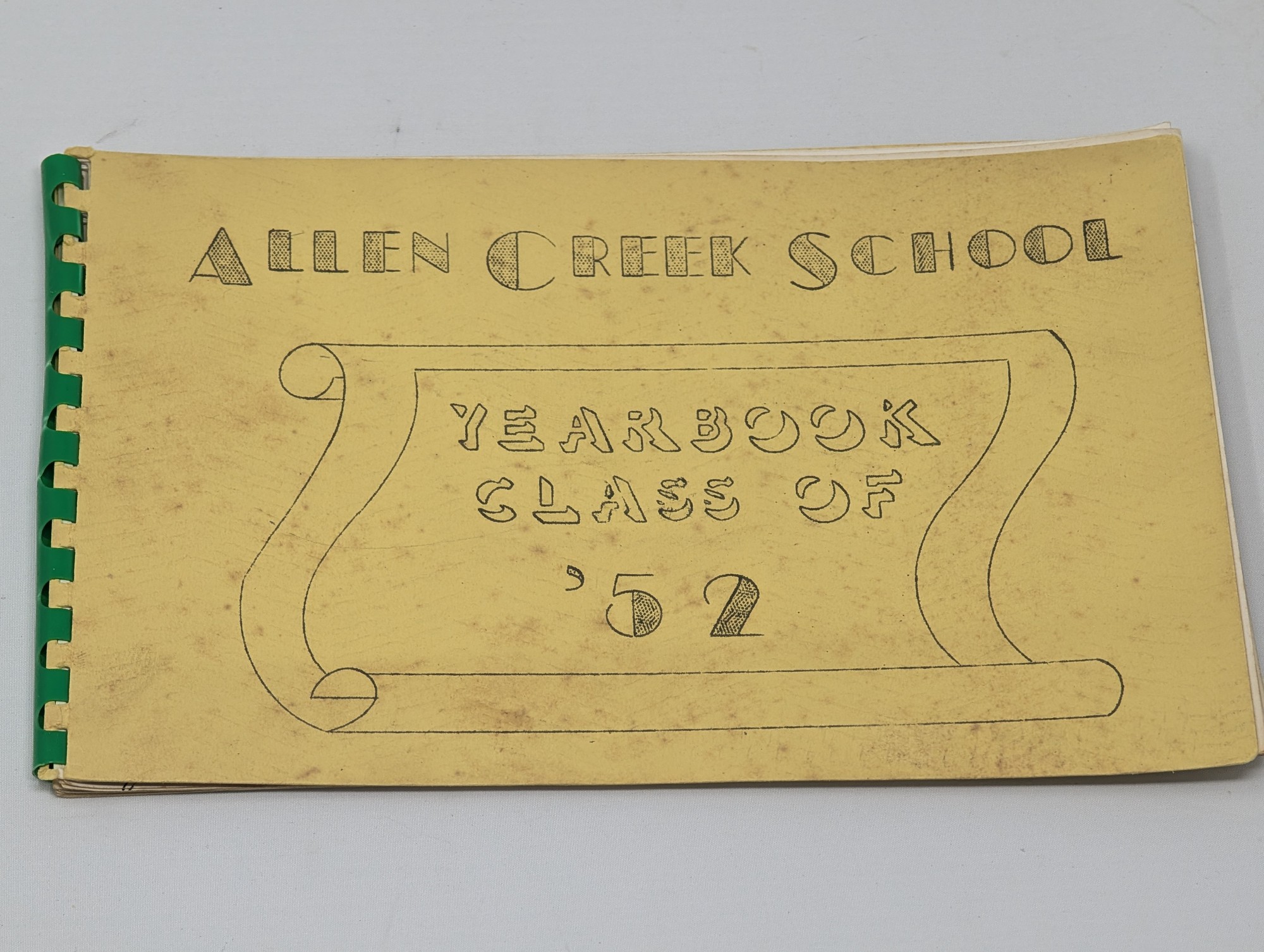 1952 Allen Creek School Yearbook — Rochester New York — vintage relic from Dedstok Relics