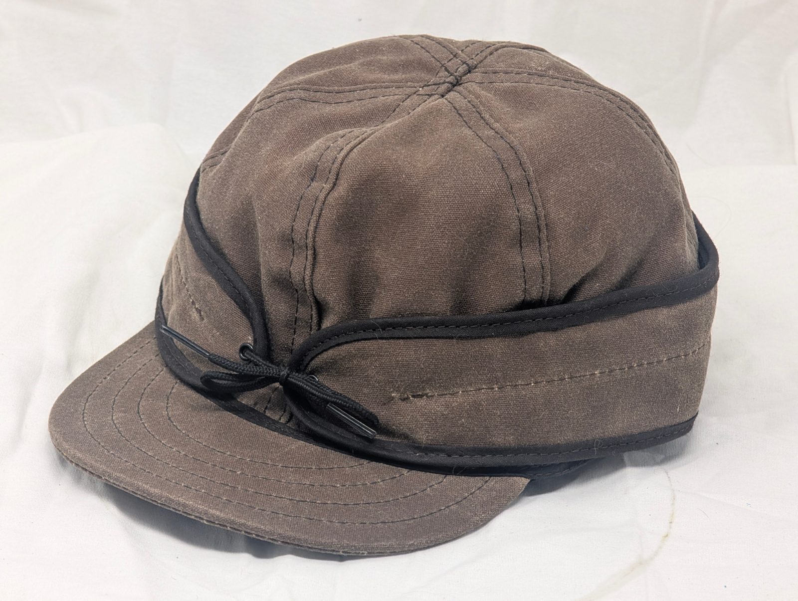 Stormy Kromer Insulated Waxed Cotton Cap – Dark Oak — vintage relic from Dedstok Relics