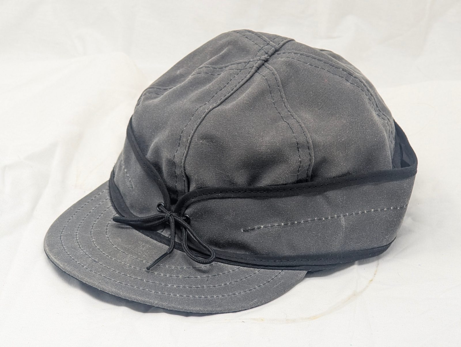 Stormy Kromer Waxed Cotton Cap – Charcoal — vintage relic from Dedstok Relics
