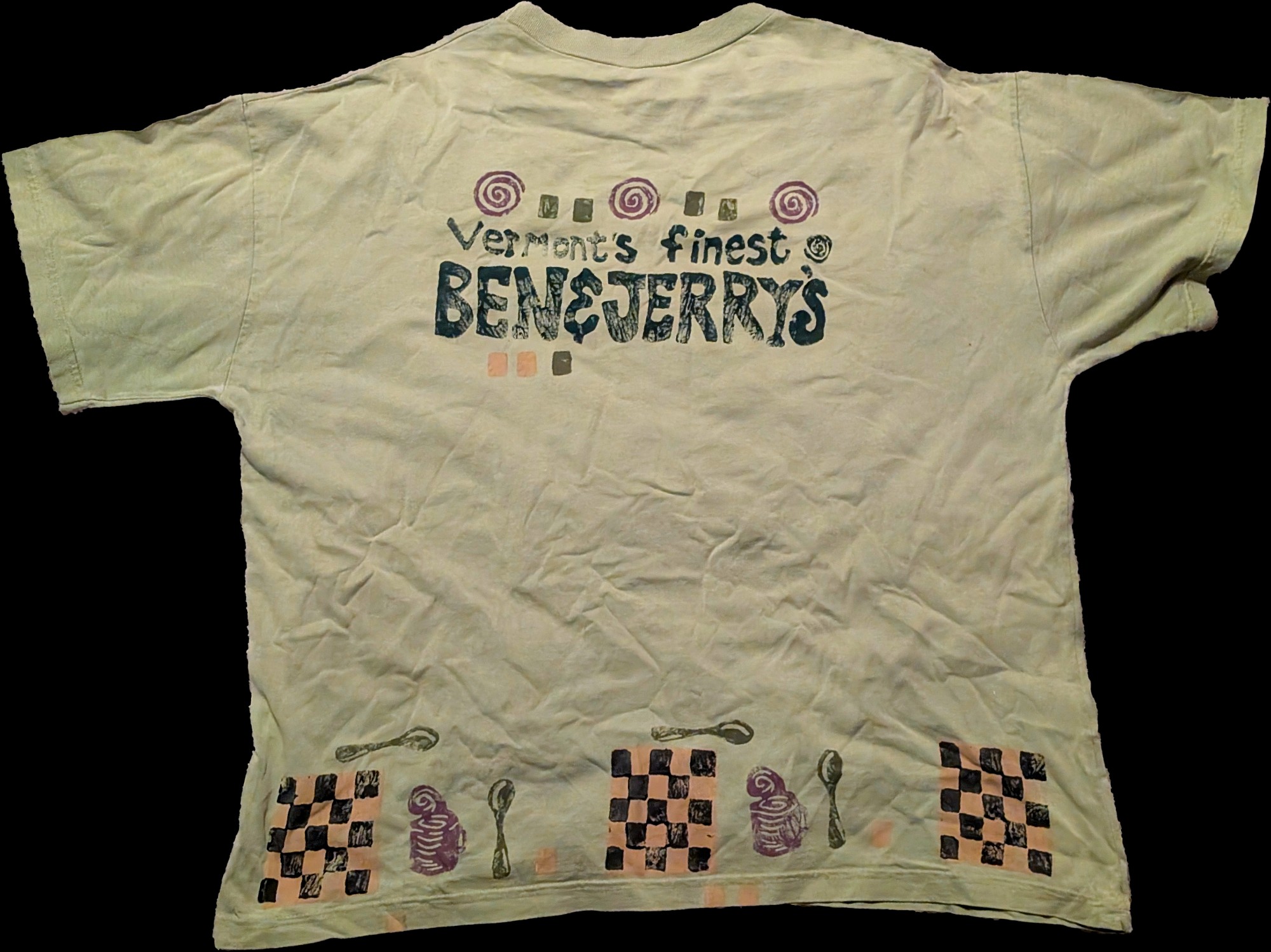 Vintage Ben & Jerry’s Vermont’s Finest Cow Tee — vintage relic from Dedstok Relics