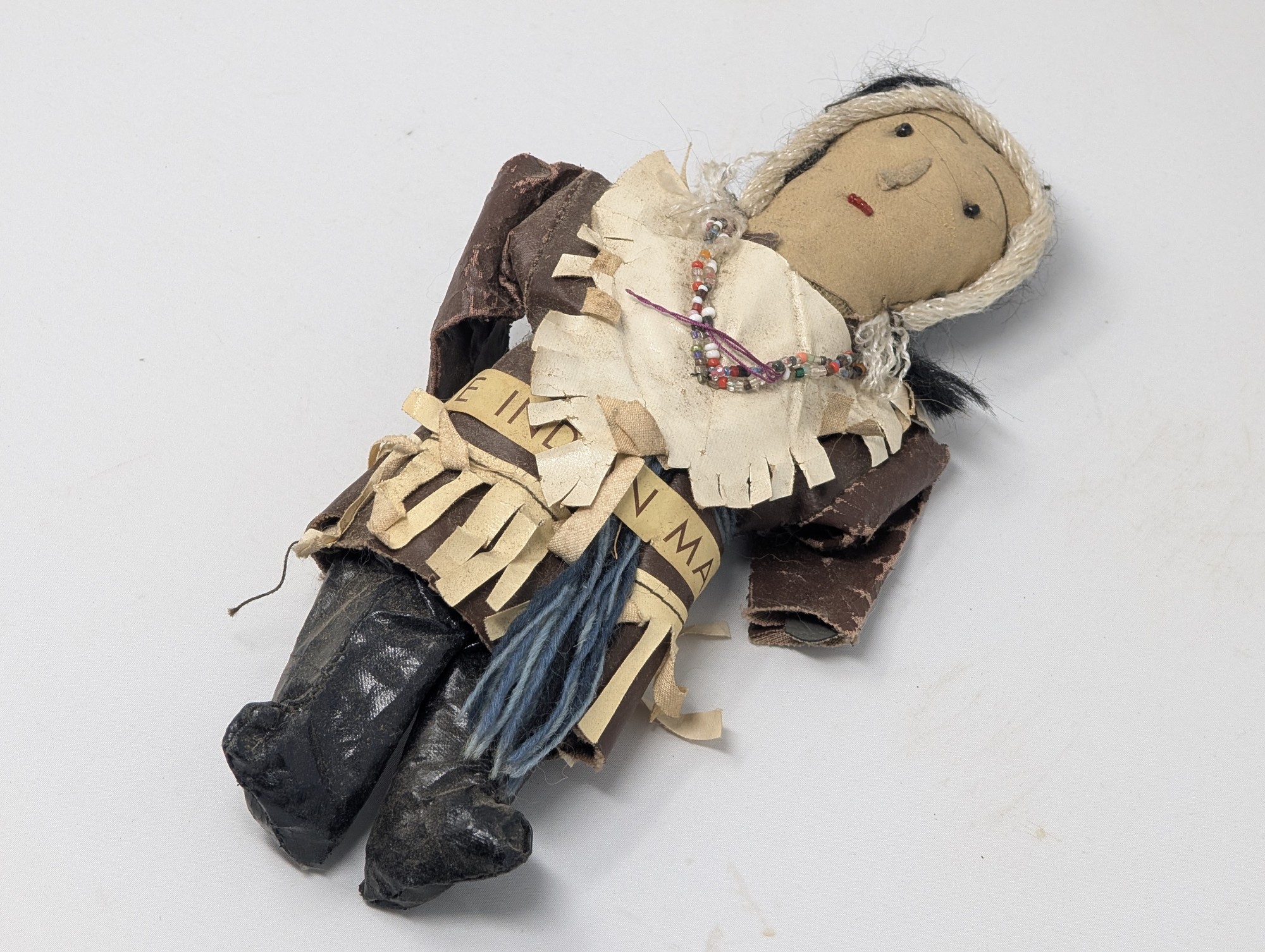 Vintage Handmade Beaded Fringe Folk Doll — vintage relic from Dedstok Relics