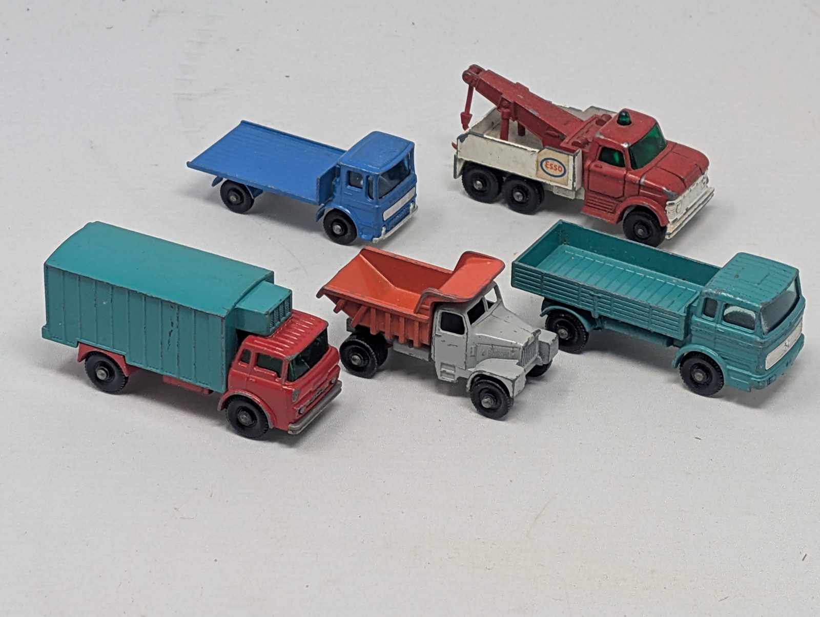 Vintage Matchbox Lesney Commercial Truck Lot of 5 — Made in England — vintage relic from Dedstok Relics