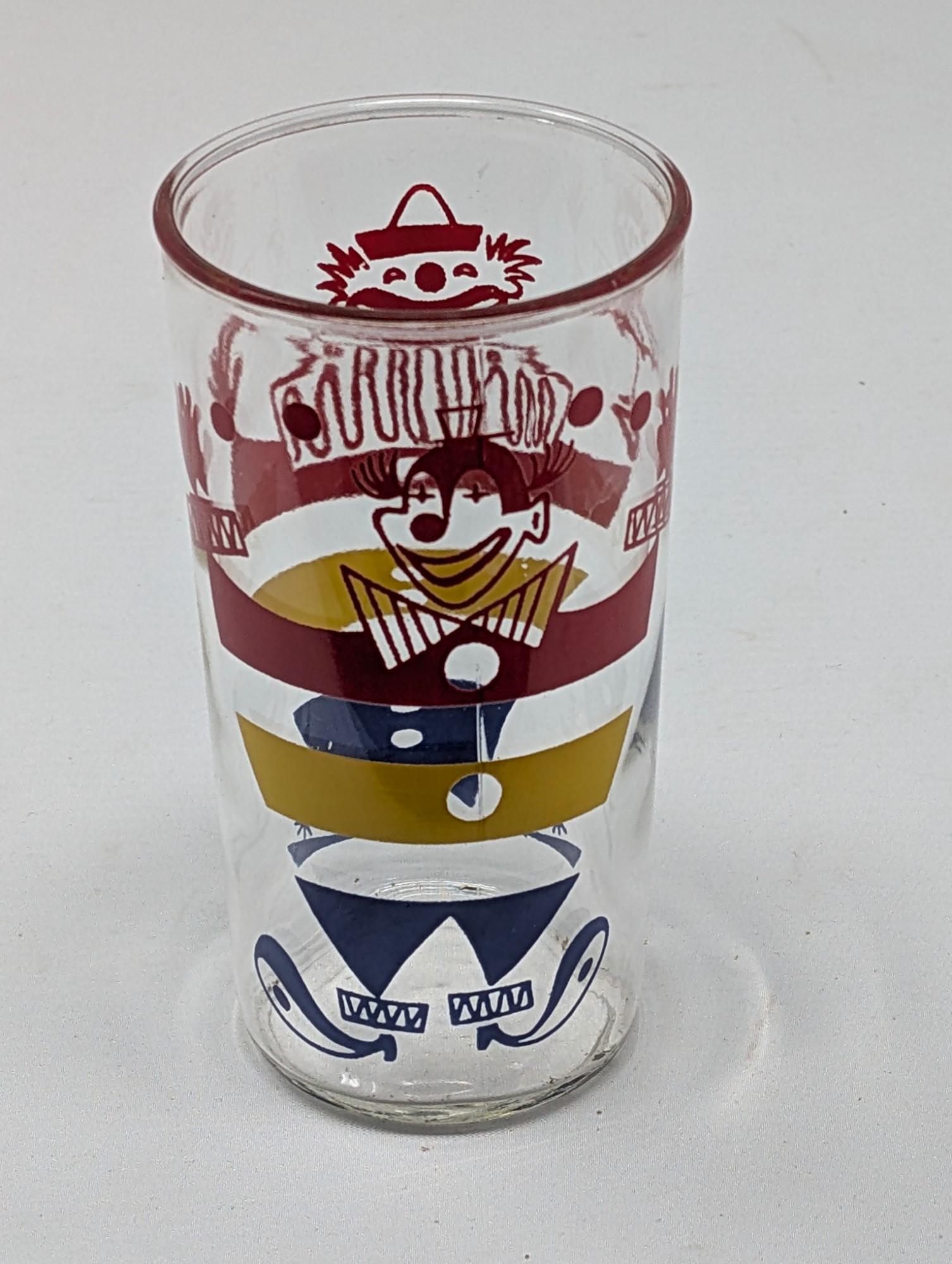 Vintage Mid-Century Circus Clown Tumbler — vintage relic from Dedstok Relics