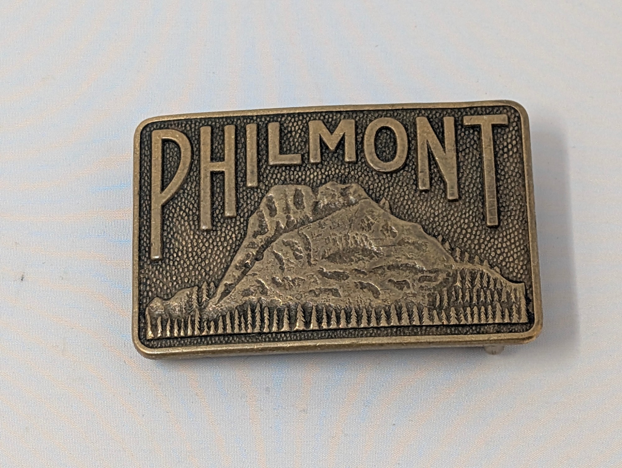 Vintage Philmont Scout Ranch Tooth of Time Belt Buckle — vintage relic from Dedstok Relics